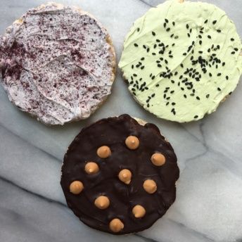 3 flavors of gluten-free rice cakes from Cake Bams